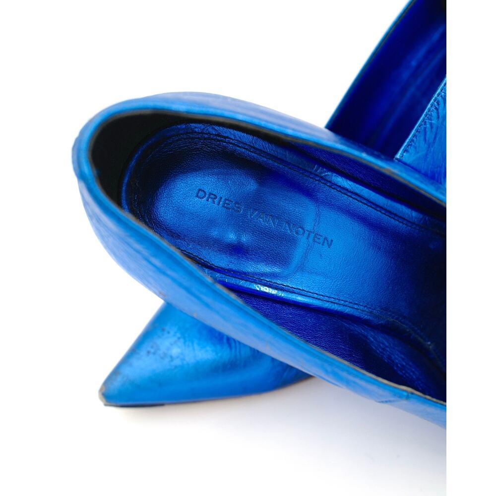 Balanciaga Blue Metallic Pumps 38.5 - Picture 6 of 6